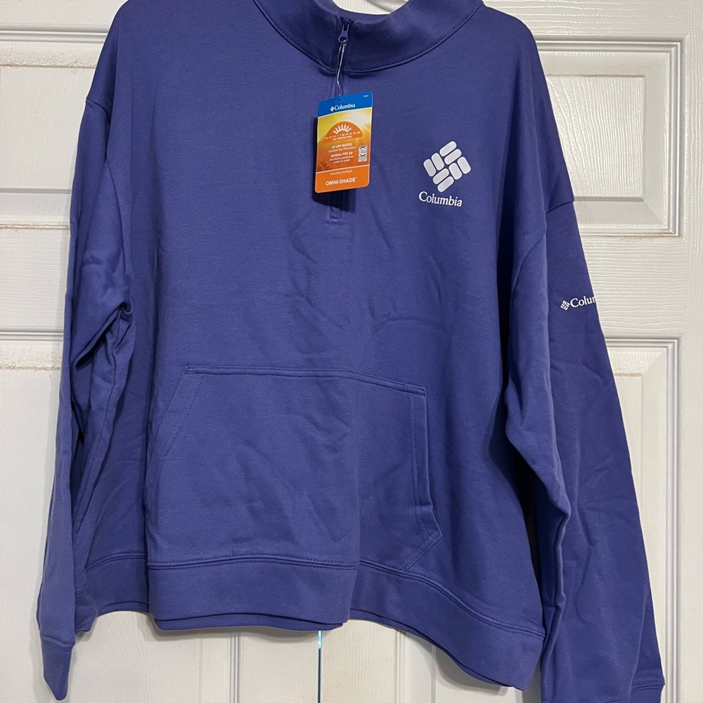 Columbia Women's Blue Crew Neck Sweater
